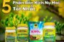 Phân bón kích mai vàng ra nụ tốt nhất